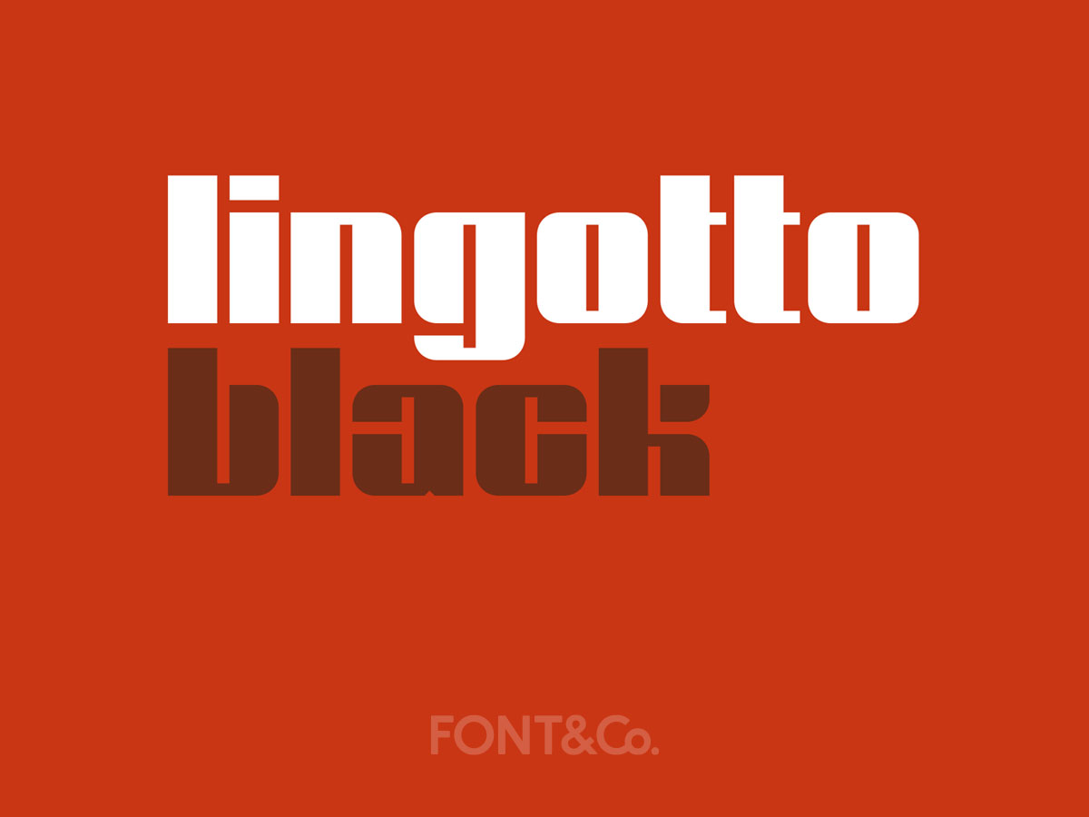 Font&Co. Lingotto Black