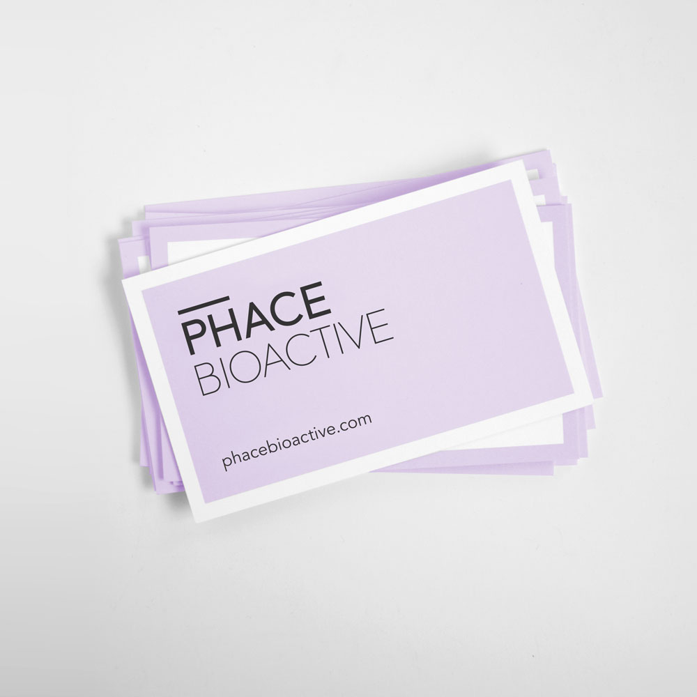 Phace Bioactive Business Card