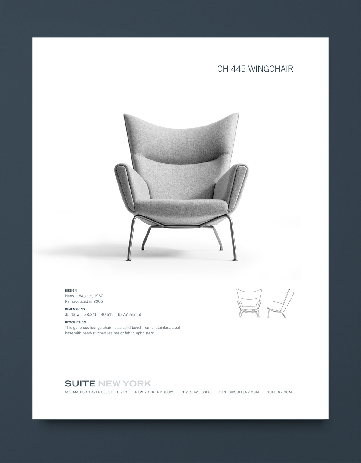 Suite NY Catalog Wingchair