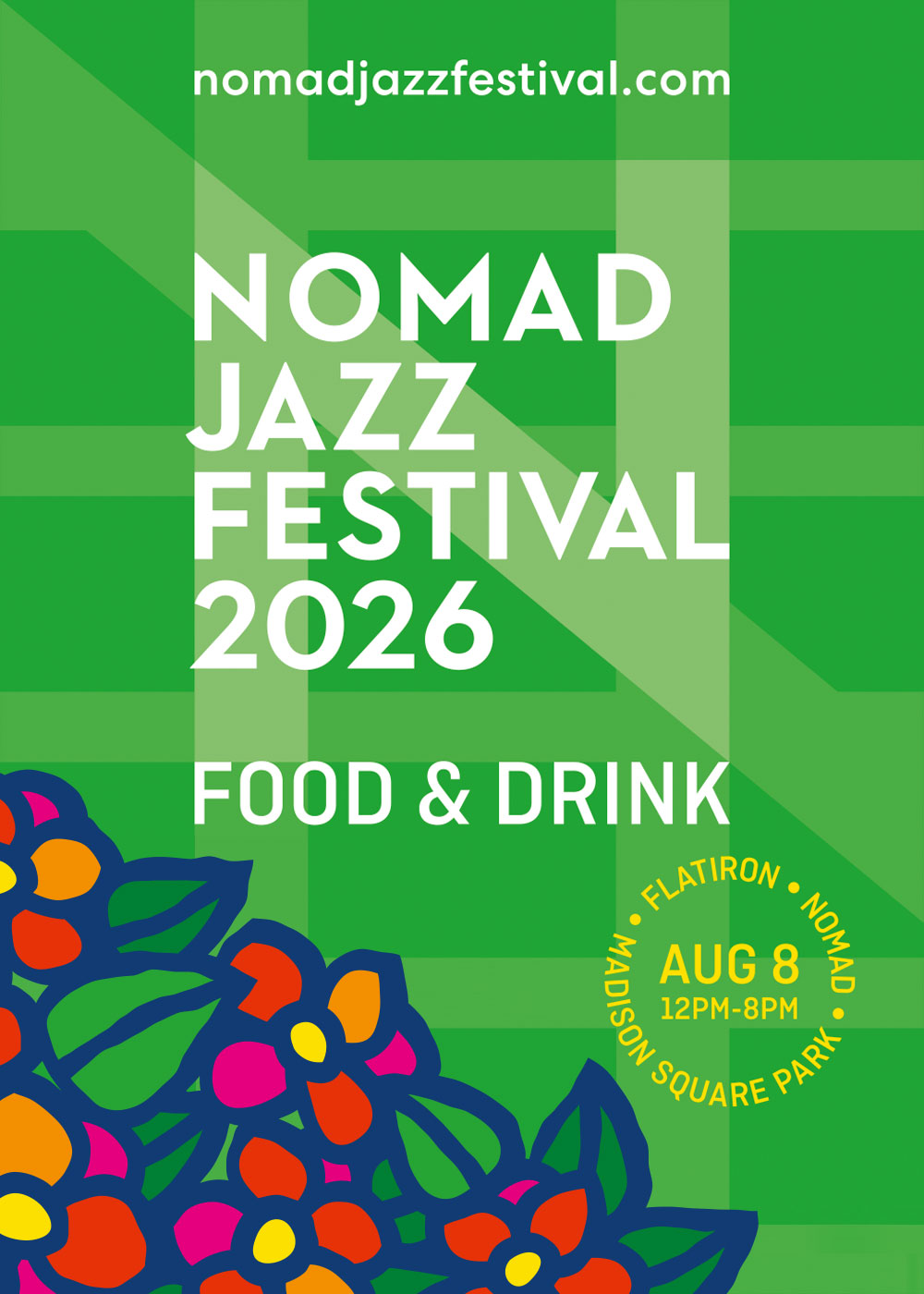 NoMad Jazz Festival 2026 print collateral
