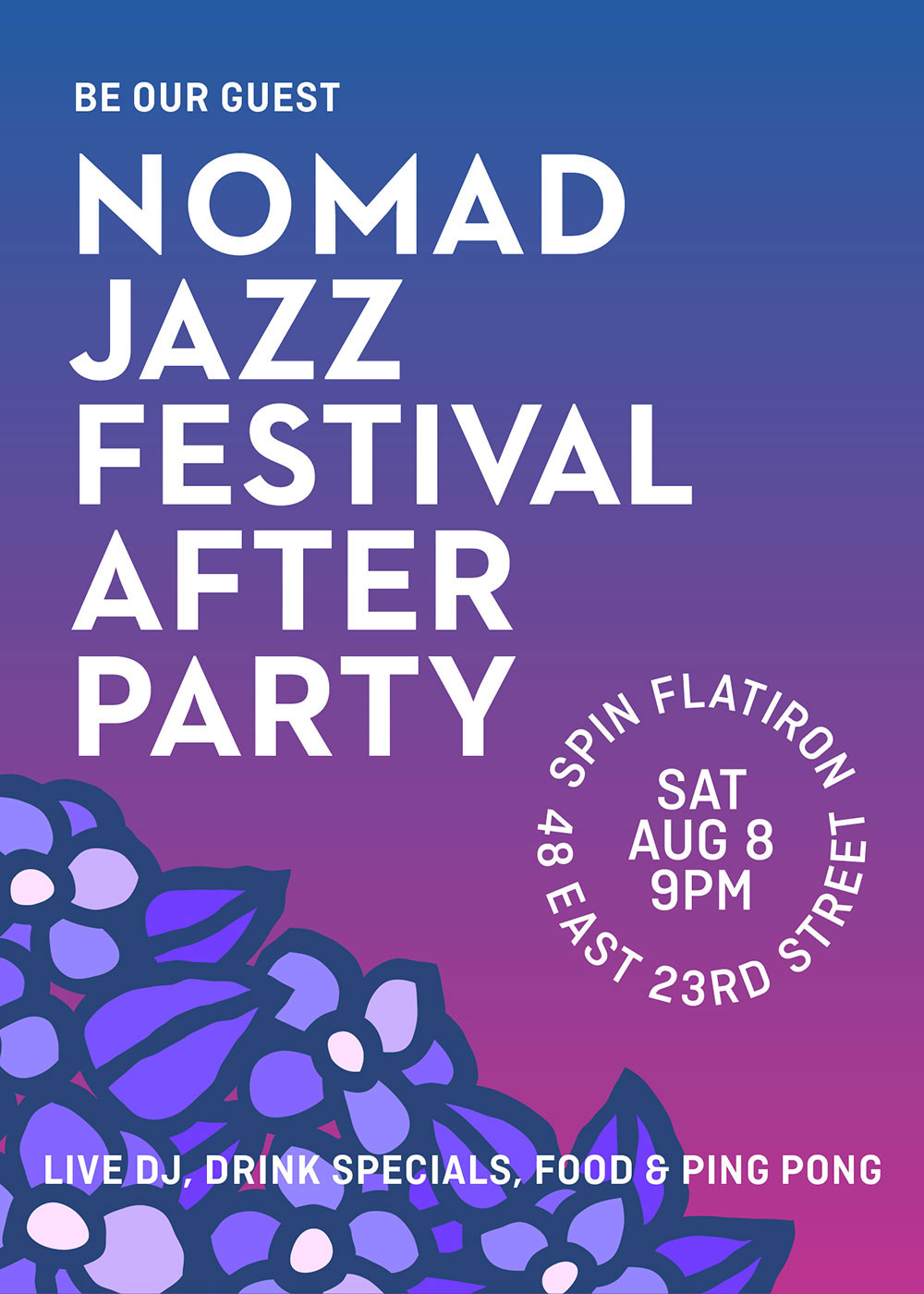 NoMad Jazz Festival 2026 print collateral