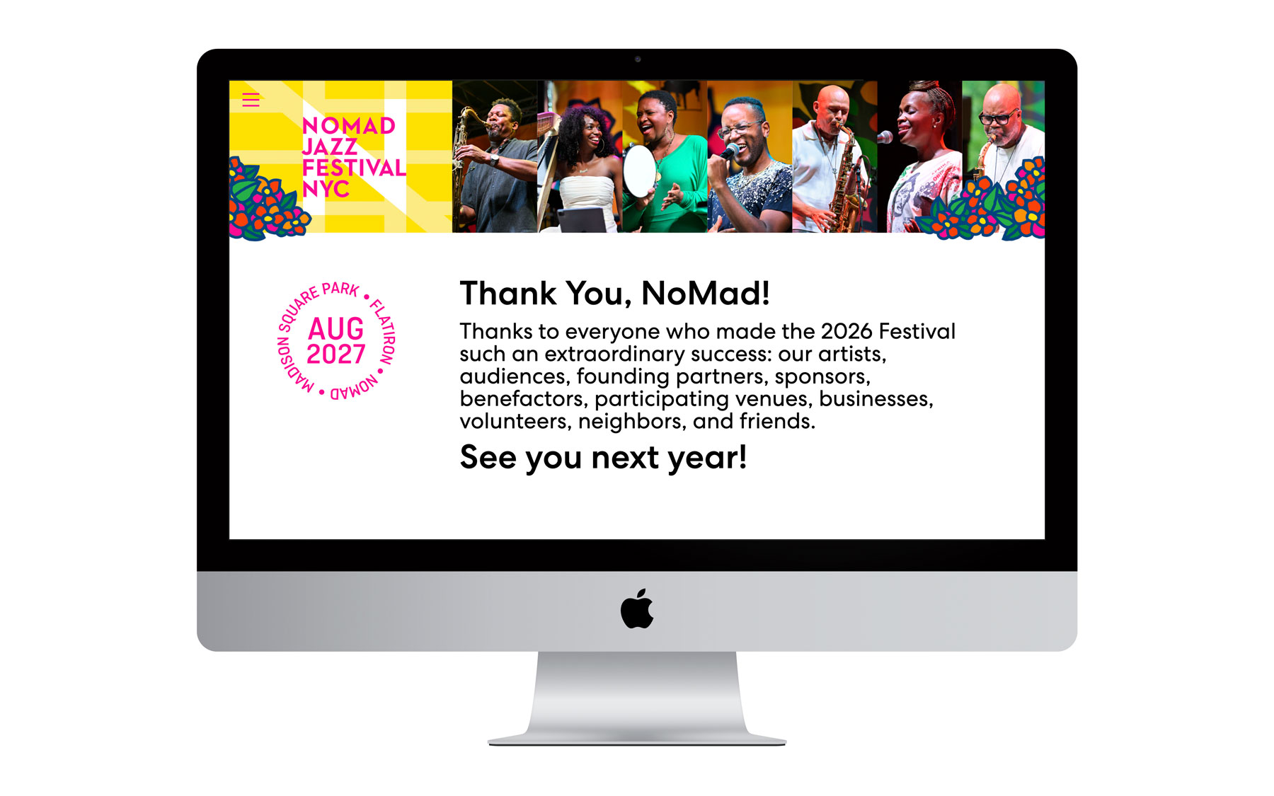 NoMad Jazz Festival website