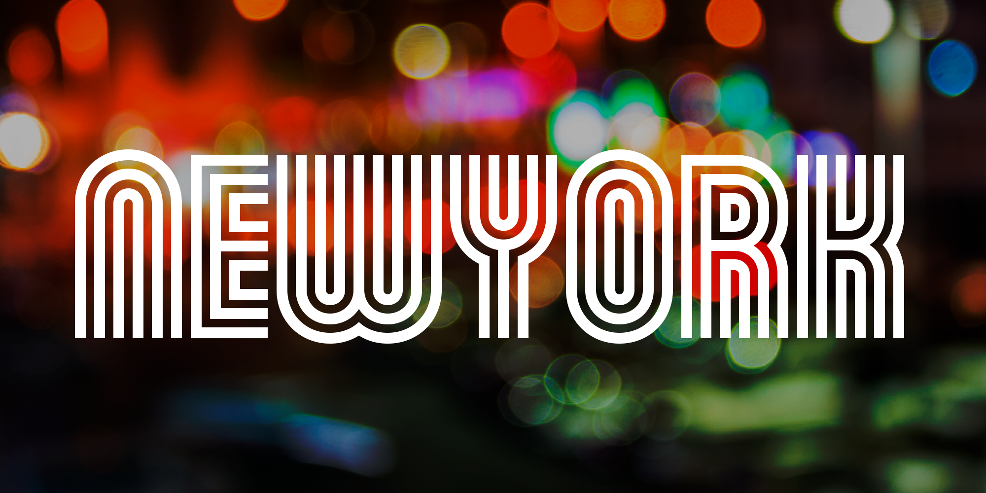 Pinstripe font